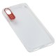 Чохол для Xiaomi Redmi 7A Epic clear прозорий/червоний