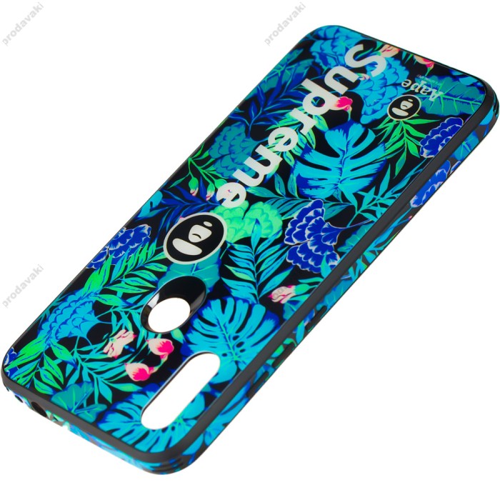 Чохол для Xiaomi Redmi 7 glass print "Supreme" кольоровий