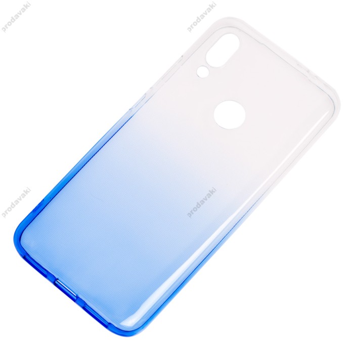 Чохол для Xiaomi Redmi 7 Gradient Design біло-блакитний