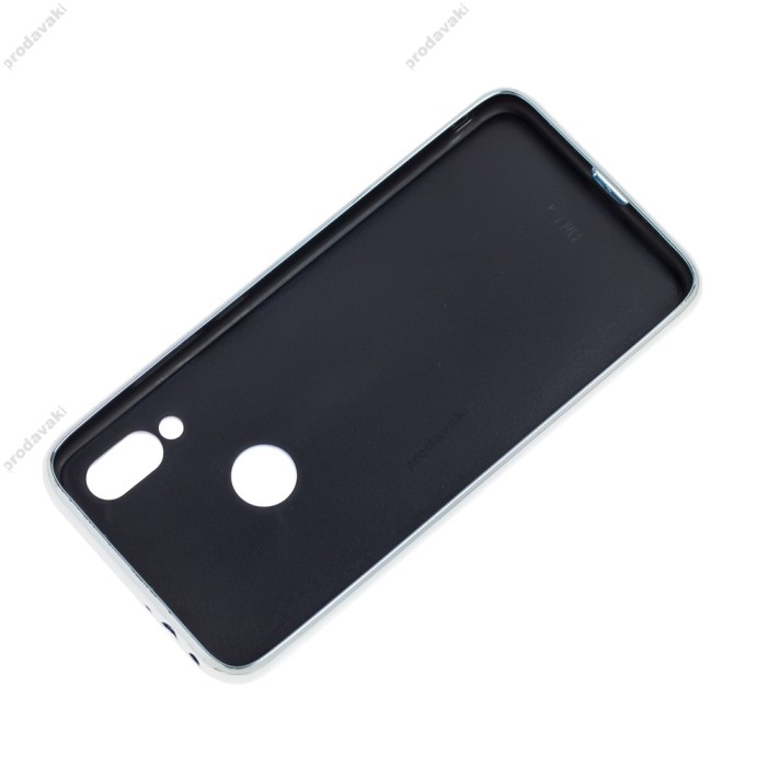 Чохол для Xiaomi Redmi 7 Carbon Gradient Hologram синій