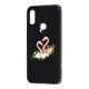 Чохол для Xiaomi Redmi 7 glass print "фламінго"