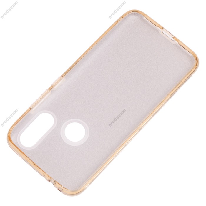 Чохол для Xiaomi Redmi 7 Shining Glitter золотистий