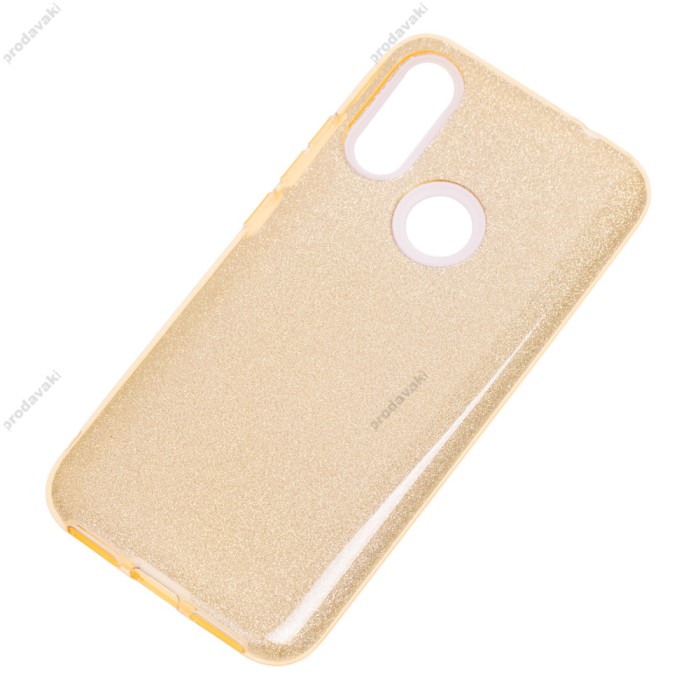 Чохол для Xiaomi Redmi 7 Shining Glitter золотистий