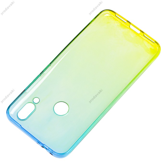 Чохол для Xiaomi Redmi 7 Gradient Design жовто-зелений