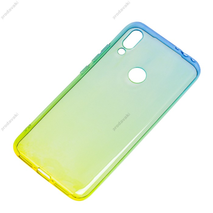 Чохол для Xiaomi Redmi 7 Gradient Design жовто-зелений