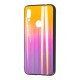 Чохол для Xiaomi Redmi 7 Rainbow glass червоний