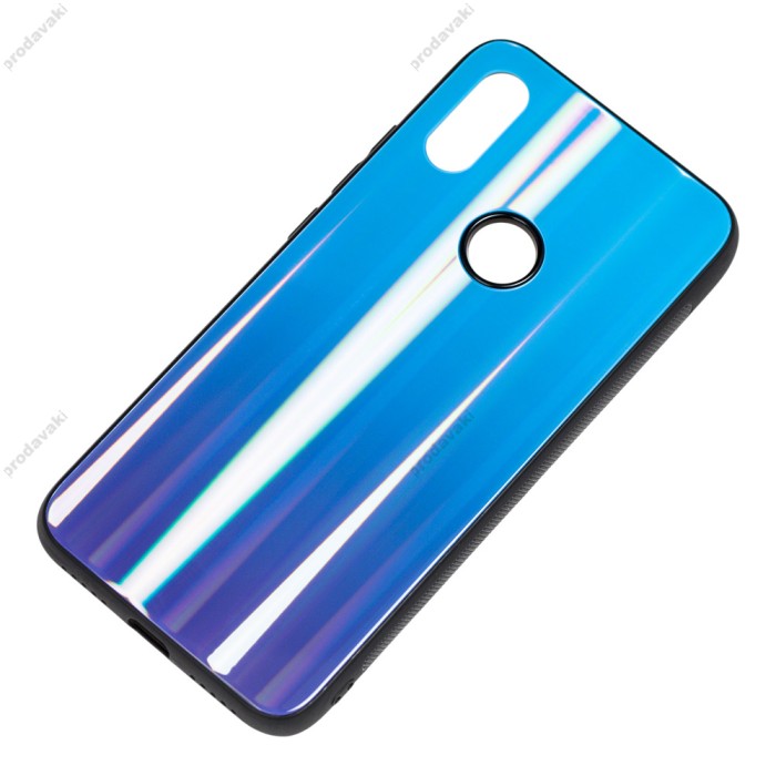 Чохол для Xiaomi Redmi 7 Gradient glass блакитний