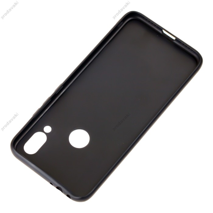 Чохол для Xiaomi Redmi 7 Rainbow glass червоний