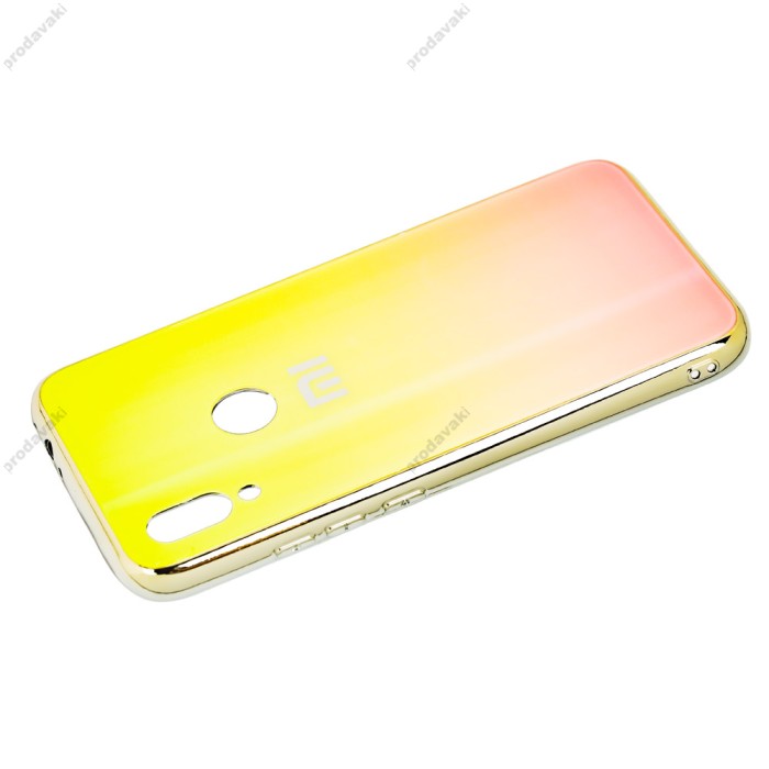 Чохол для Xiaomi Redmi 7 Aurora з лого рожевий
