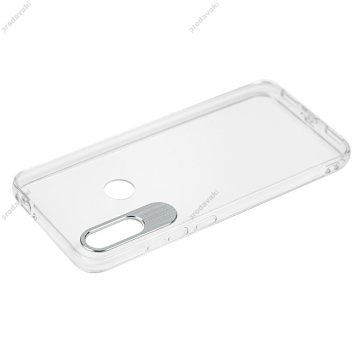 Чохол для Xiaomi Redmi 7 Epic clear прозорий/сріблястий