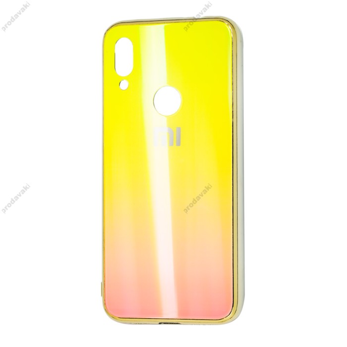 Чохол для Xiaomi Redmi 7 Aurora з лого рожевий