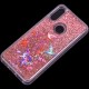 Чохол для Xiaomi Redmi 7 Блискучі вода червоний "колібрі"