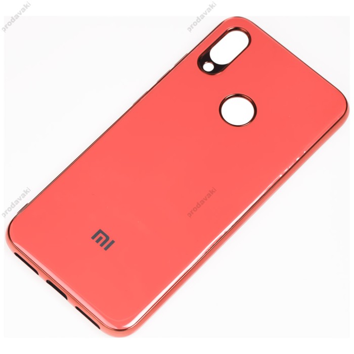 Чохол для Xiaomi Redmi 7 Silicone case (TPU) рожевий