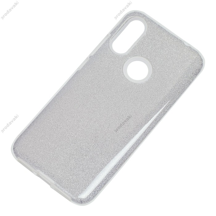 Чохол для Xiaomi Redmi 7 Shining Glitter сріблястий