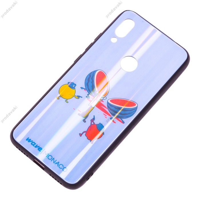 Чохол для Xiaomi Redmi 7 Wave Monaco "кавун" блакитний