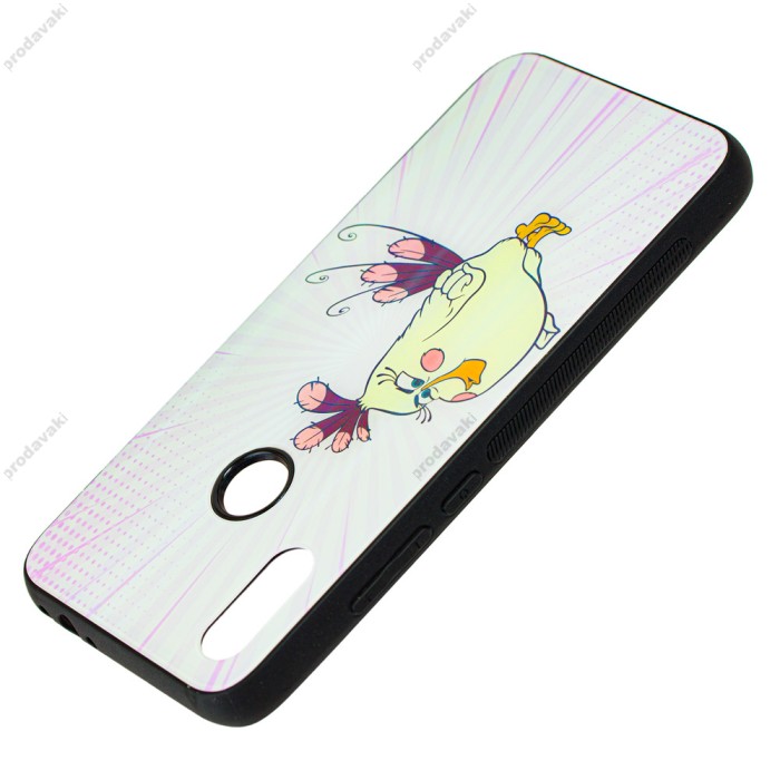 Чохол для Xiaomi Redmi 7 glass "Angry Birds" Matilda