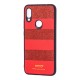 Чохол для Xiaomi Redmi 7 woto з блискітками червоний