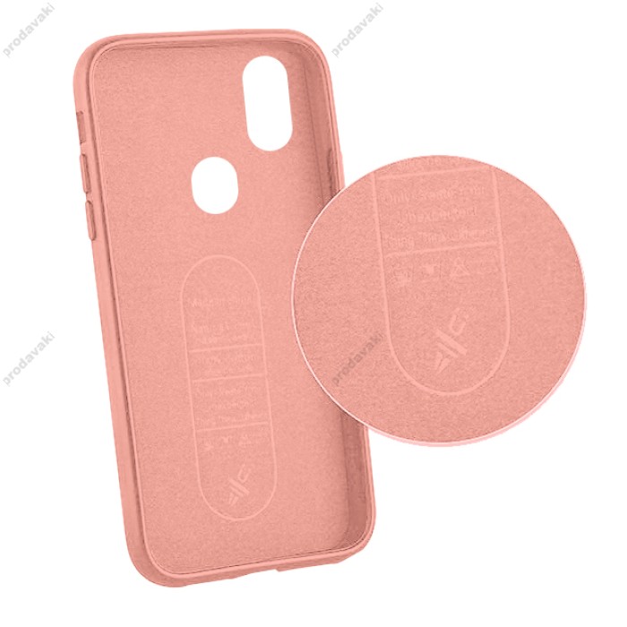 Чохол для Xiaomi Redmi 7 Soft під магнітний утримувач рожевий