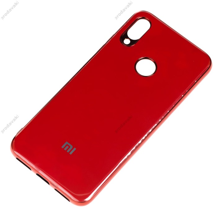 Чохол для Xiaomi Redmi 7 Silicone case (TPU) червоний