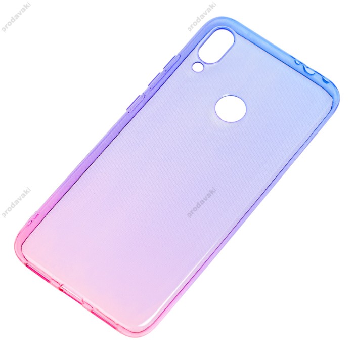 Чохол для Xiaomi Redmi 7 Gradient Design рожево-блакитний