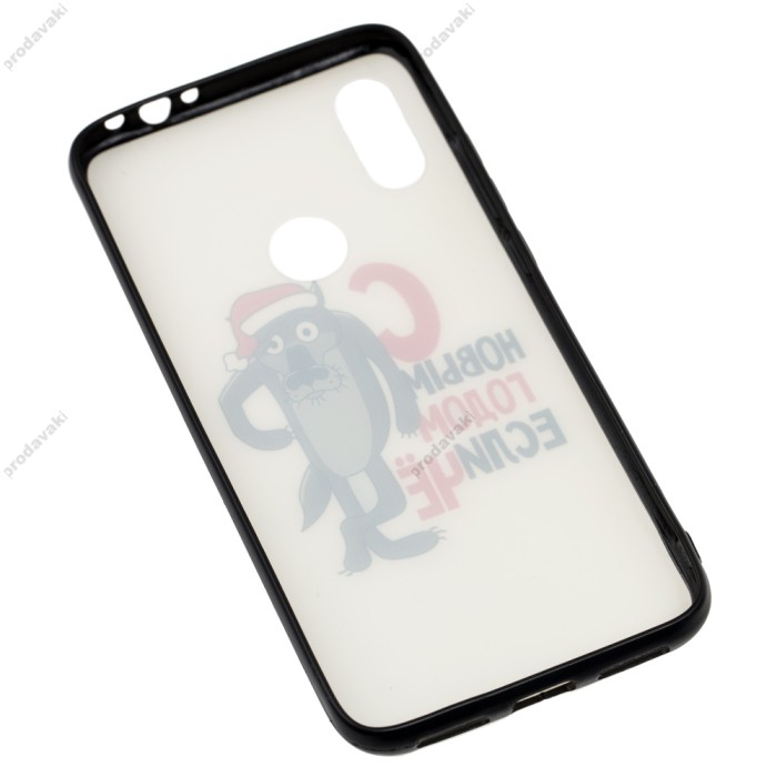 Чохол для Xiaomi Redmi 7 print + popsocket "вовк"