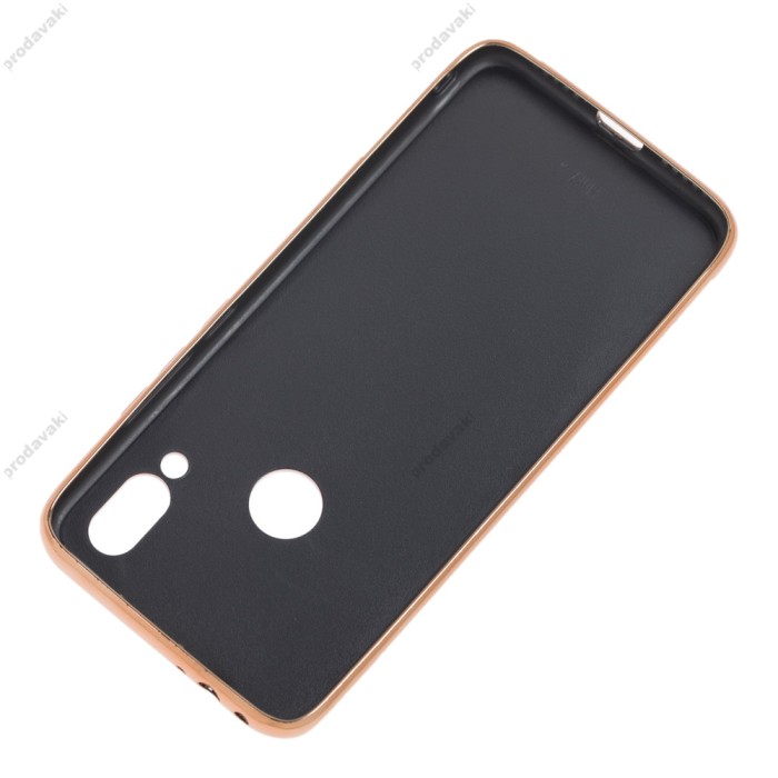 Чохол для Xiaomi Redmi 7 Carbon Gradient Hologram рожевий
