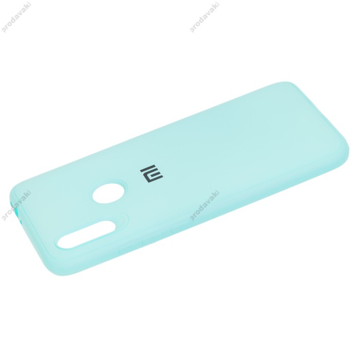 Чохол для Xiaomi Redmi 7 Logo бірюзовий
