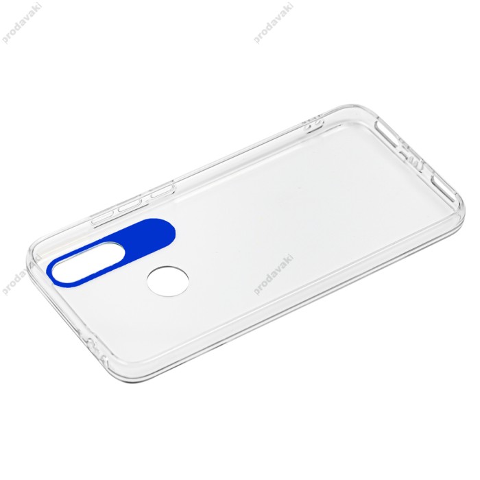 Чохол для Xiaomi Redmi 7 Epic clear прозорий/синій