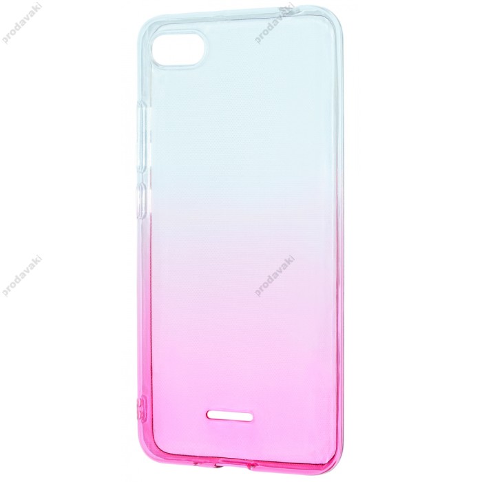 Чохол для Xiaomi Redmi Go Gradient Design рожево-білий