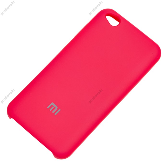 Чохол для Xiaomi Redmi Go Silky Soft Touch "рожевий"