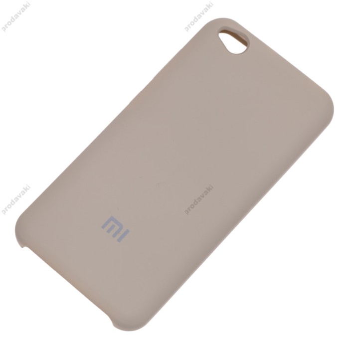Чохол для Xiaomi Redmi Go Silky Soft Touch "сірий"