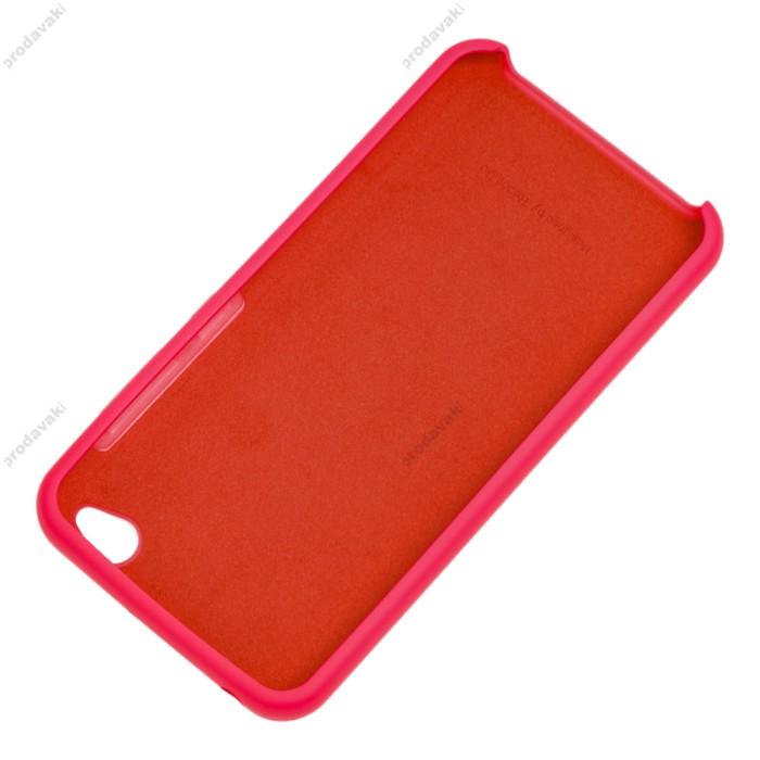Чохол для Xiaomi Redmi Go Silky Soft Touch "рожевий"