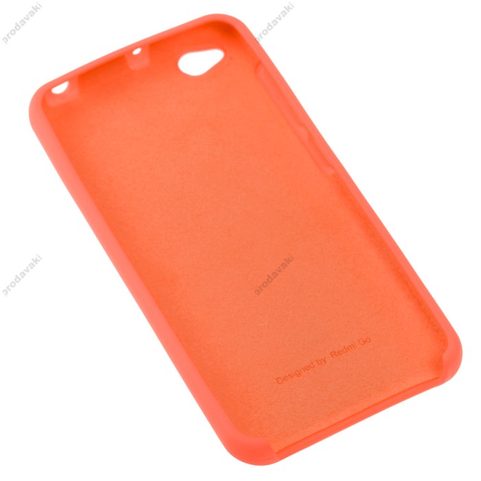 Чохол для Xiaomi Redmi Go Silky Soft Touch "яскраво-рожевий"