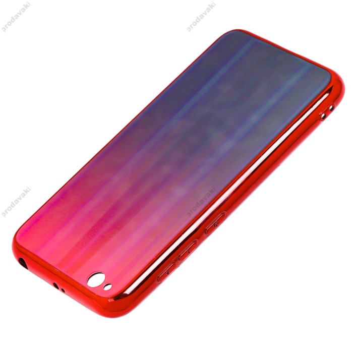 Чохол для Xiaomi Redmi Go Aurora glass червоний