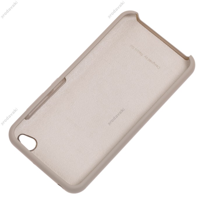 Чохол для Xiaomi Redmi Go Silky Soft Touch "сірий"