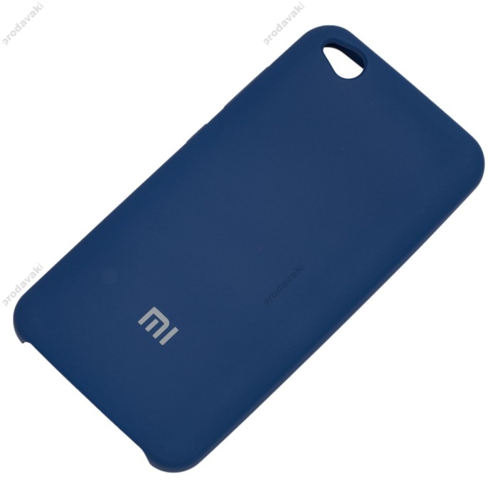 Чохол для Xiaomi Redmi Go Silky Soft Touch "синій"