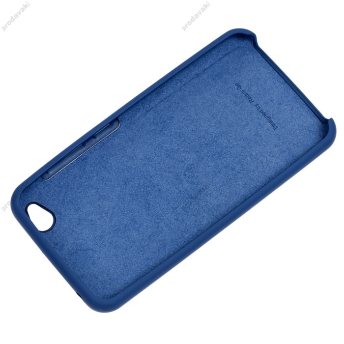 Чохол для Xiaomi Redmi Go Silky Soft Touch "синій"