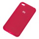 Чохол для Xiaomi Redmi Go Silicone Full рожево-червоний