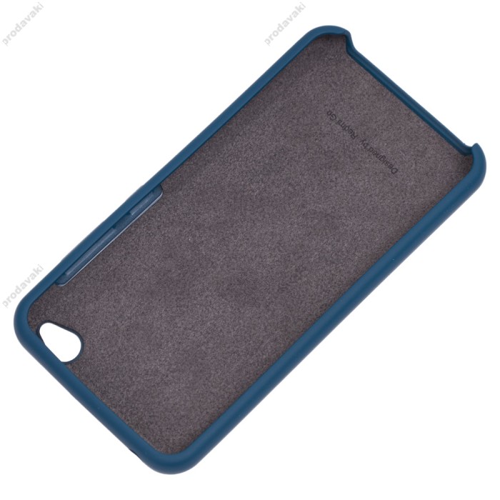Чохол для Xiaomi Redmi Go Silky Soft Touch "морської хвилі"