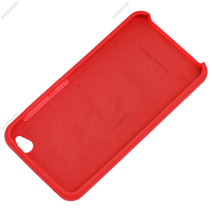 Чохол для Xiaomi Redmi Go Silky Soft Touch "червоний"