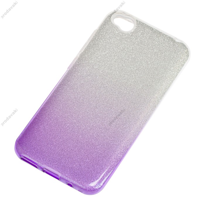 Чохол для Xiaomi Redmi Go Shining Glitter сріблясто-фіолетовий