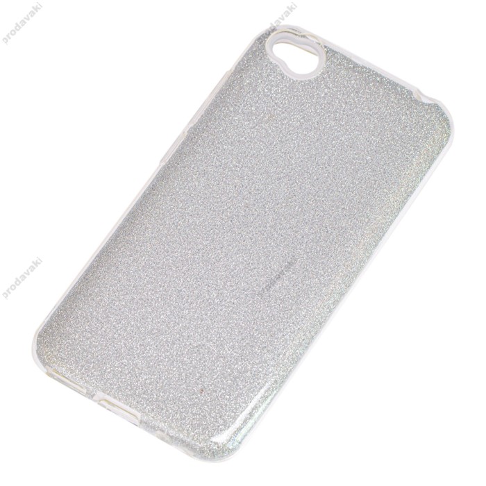 Чохол для Xiaomi Redmi Go Shining Glitter сріблястий
