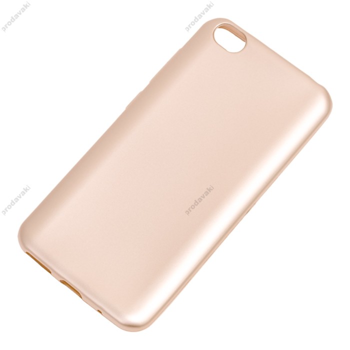 Чохол для Xiaomi Redmi Go Soft матовий золотистий