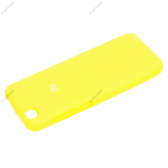 Чохол для Xiaomi Redmi Go Silicone Full лимонний