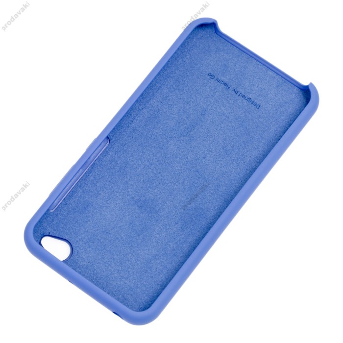 Чохол для Xiaomi Redmi Go Silky Soft Touch "світло-синій"