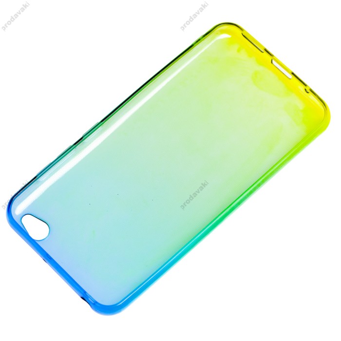 Чохол для Xiaomi Redmi Go Gradient Design жовто-зелений
