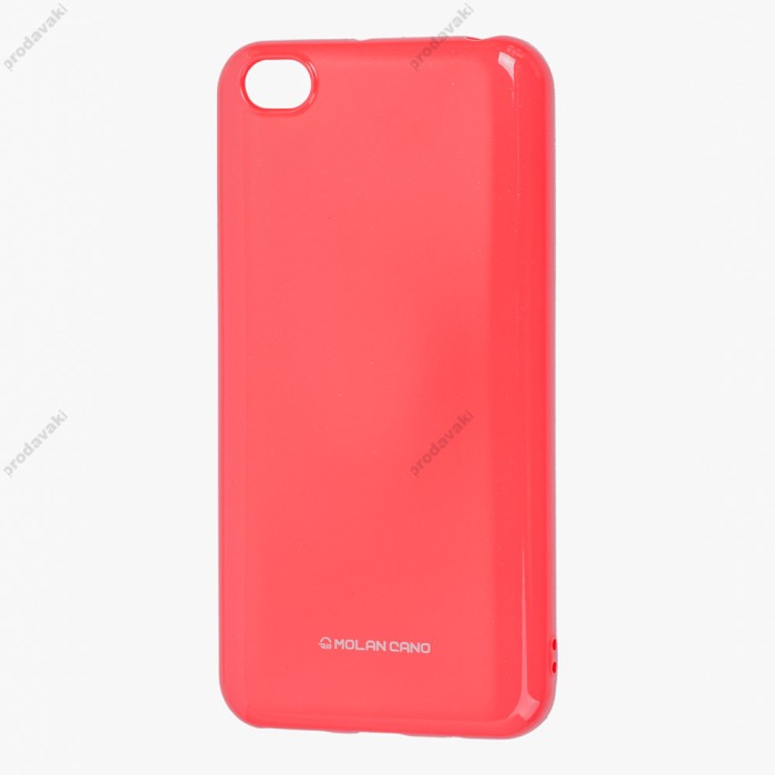 Чохол для Xiaomi Redmi Go Molan Cano Jelly глянець рожевий