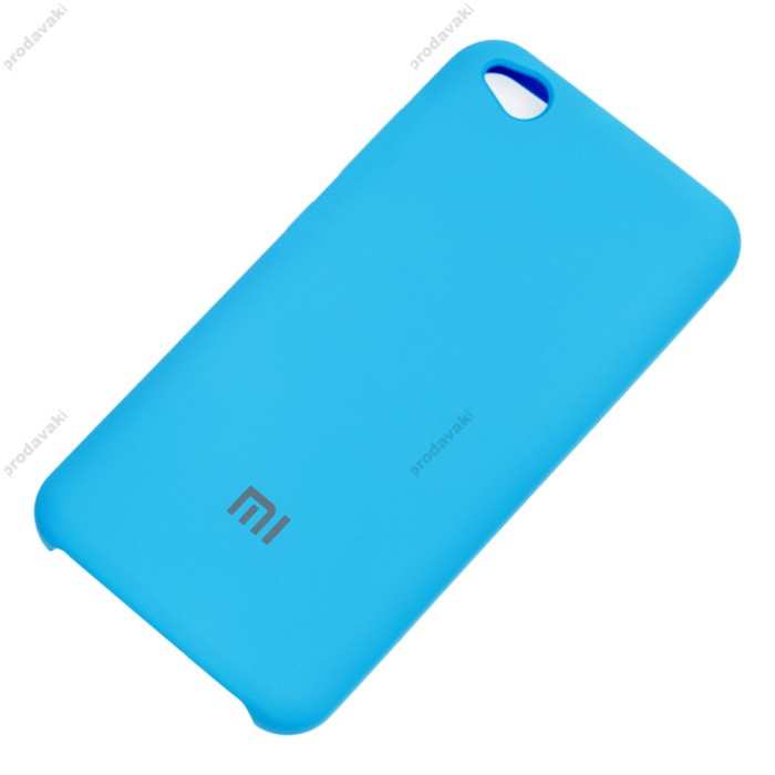 Чохол для Xiaomi Redmi Go Silky Soft Touch "блакитний"