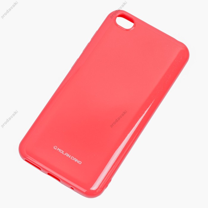 Чохол для Xiaomi Redmi Go Molan Cano Jelly глянець рожевий