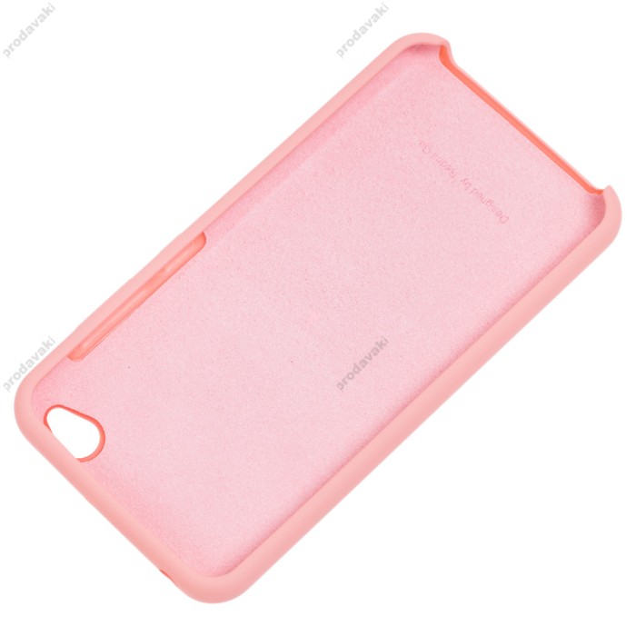 Чохол для Xiaomi Redmi Go Silky Soft Touch "світло-рожевий"